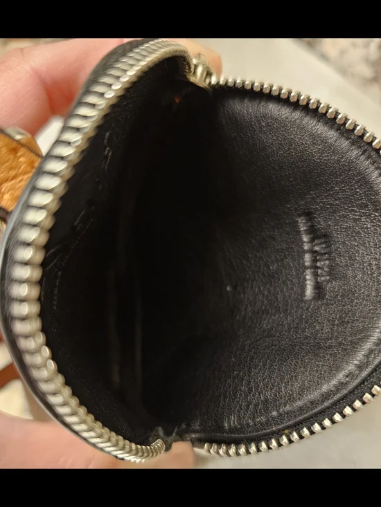 LOEWE Anagram Leather Key Ring/Bag Charm - Picture 4 of 5